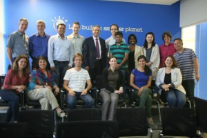 The IBM CSC Team with the General Country Manager of IBM Morocco (right of me)